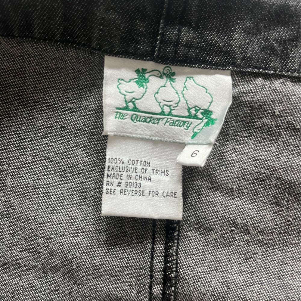 Quacker Factory Denim Overall Dress - Picture 10 of 13
